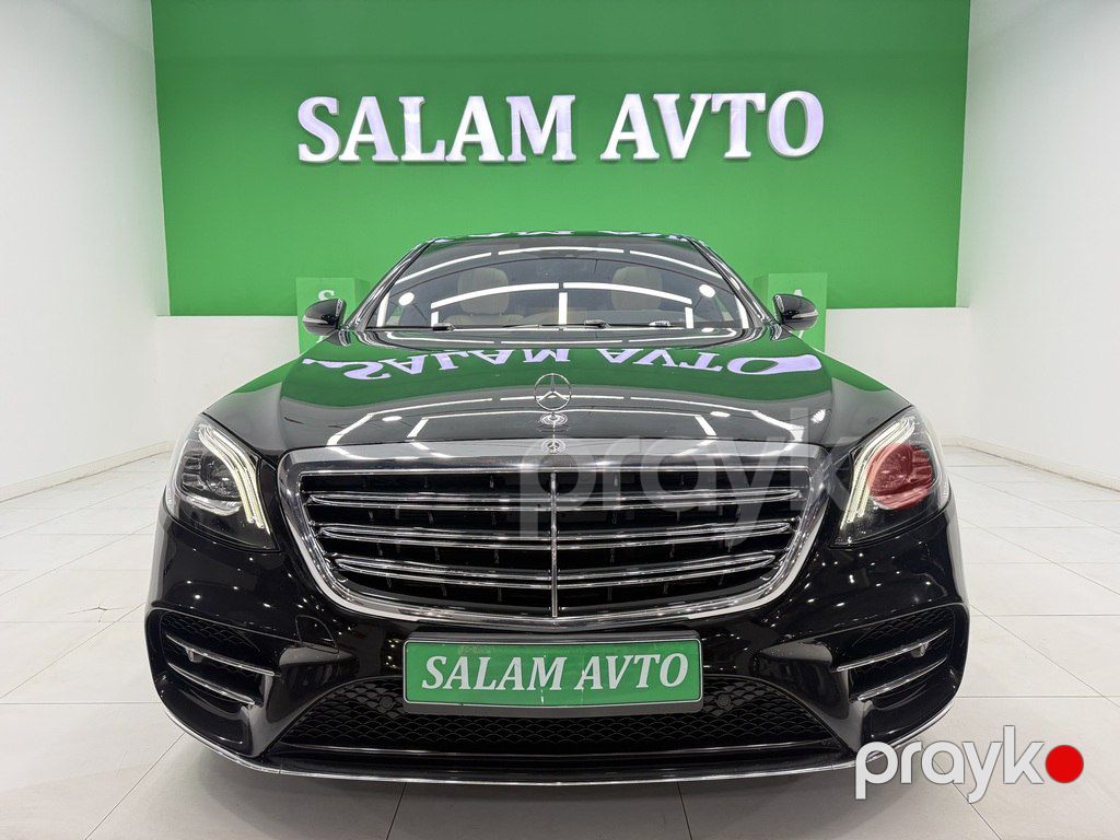 Mercedes S 560 4MATIC, 4.0 L, 2018 il, 45 900 km — Avtomobillər, Bakı (2)