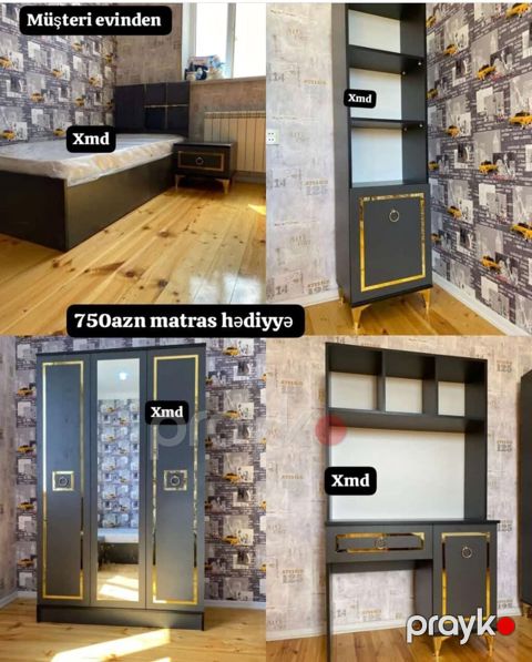 Uşaq/yeniyetmə otağı üçün tam mebel dəsti Dəst tərkibi: - Tək — Mehdiabad