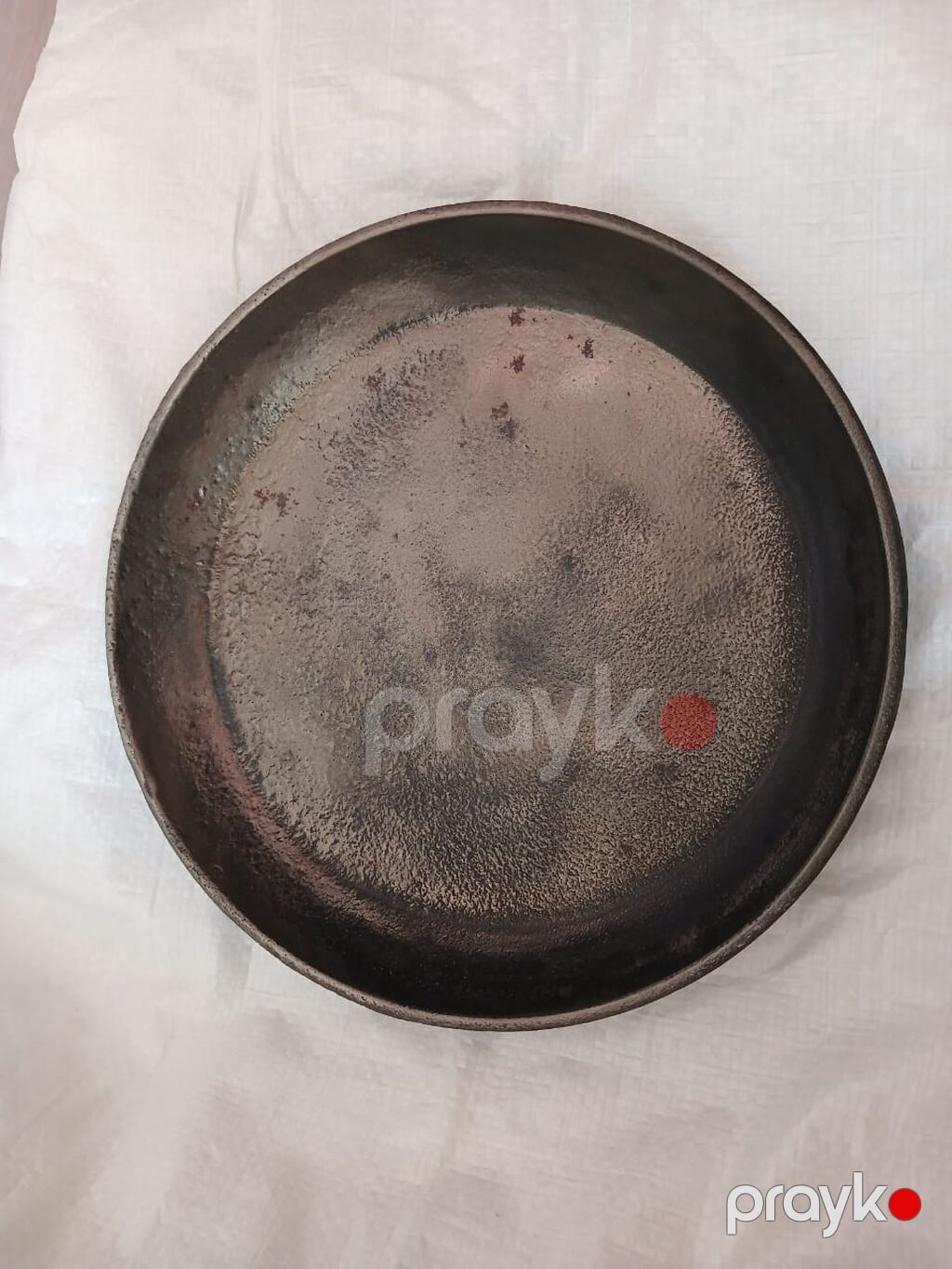 Tava, rəng - Qara, Çuqun, 22 sm, Ssri — Bişirmə qabları, Bakı (2)