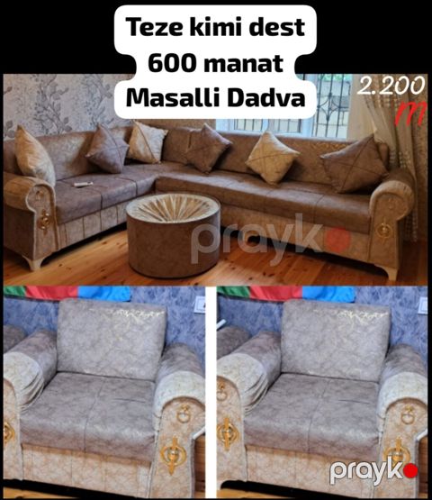 Künc divan dəsti - Məkan: Masallı, Dadva - Qiymət: 600 manat (şəkildə — Masallı