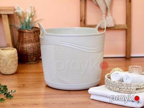 Paltar səbəti nh_610vl, plastik, boz — Bakı