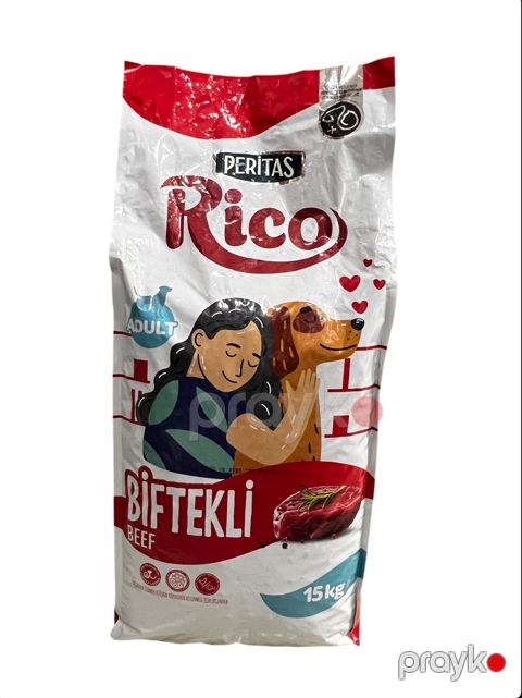 Quru yem itlər üçün Rico bifşteks ilə 15 kg — Bakı
