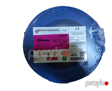 Prysmıan yanmaz nyaf H07Z1-K 1x2.5 — Bakı
