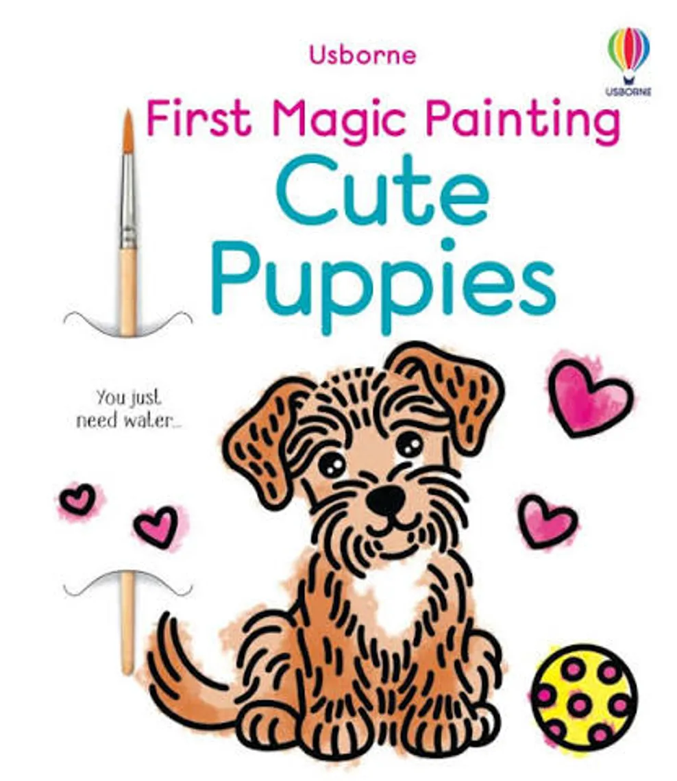 First Magic Painting Cute Puppies — Kitablar