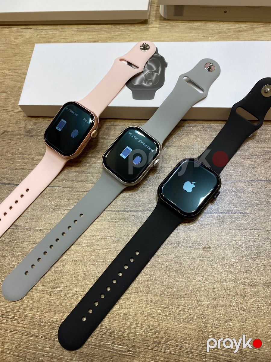 Smart saat 11 serie /46 mm silver — Ağıllı saatlar və biləkliklər, Bakı (5)
