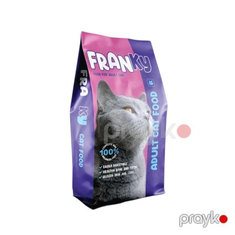 Quru yem Franky, yetkin pişiklər üçün, mal əti ilə, 1 kq çəki ilə — Bakı