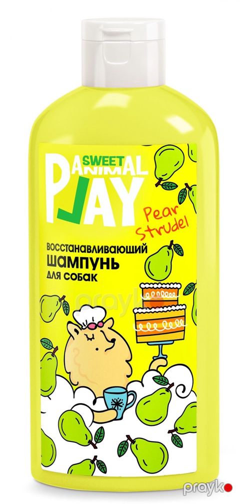 Şampun Animal Play Sweet "Грушевый штрудель" Bərpaedici, itlər üçün, 300 ml — Bakı