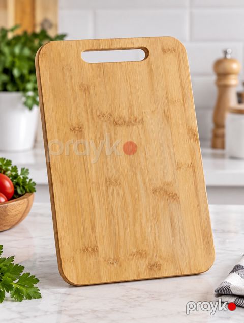 Mətbəx lövhəsi 2788132, bej, bambuk, 34x24 sm — Bakı