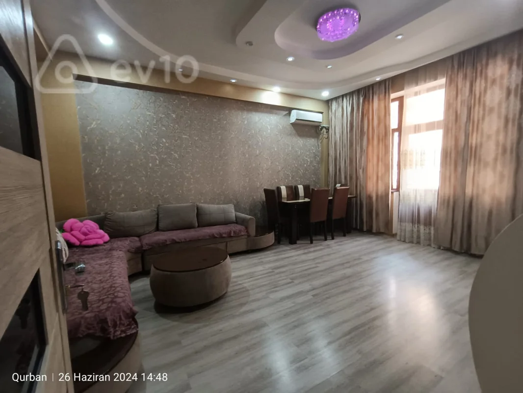 2 otaqlı mənzil, 65 m², Xocalı prospekti — kirayə — Mənzil, Bakı (2)