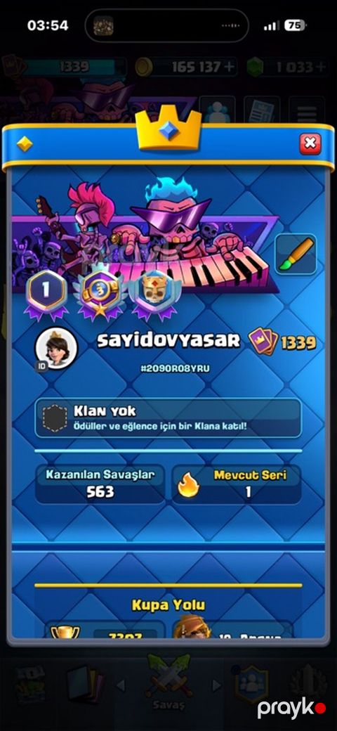 Clash Royale hesabı – güclü trofey və zəngin kolleksiya - Kupa Yolu — Bakı