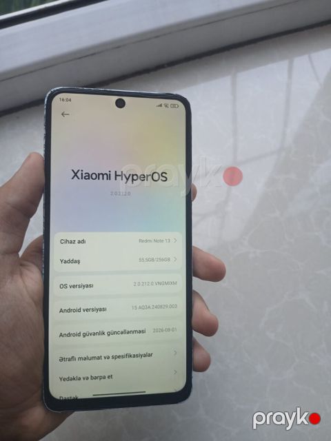 Xiaomi Redmi Note 13 Midnight Black 256GB/12GB — Xaçmaz