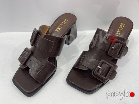 Qadınlar üçün sabo 29932978, təbii dəri, qəhvəyi, ölçü 38 — Bakı