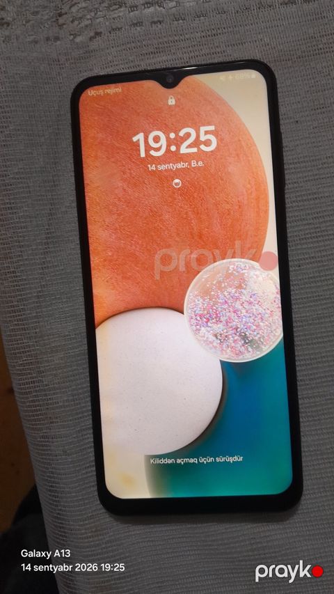 Samsung Galaxy A13, rəng - Qara, Barmaq izi — Masazır