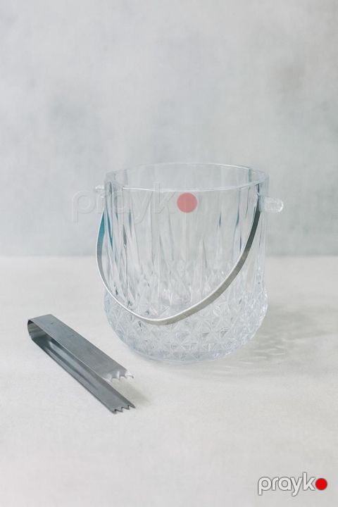 Maşa ilə vedrə 6909, şüşə, şəffaf, 1000 ml — Bakı