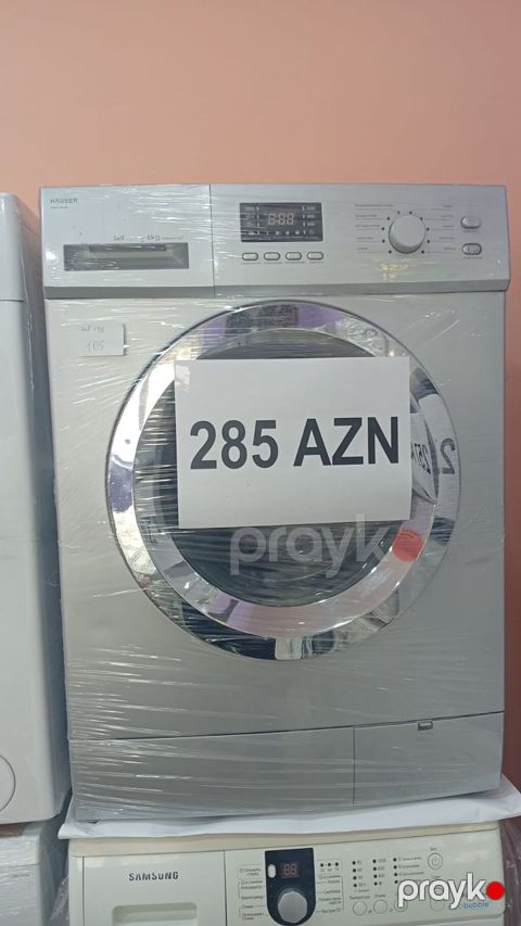 Hauser önyükləməli paltaryuyan maşın - Yük tutumu: 6 kq (Self 6 kg — Bakı