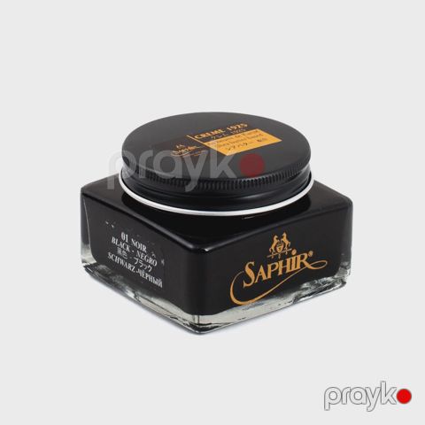 Ayaqqabı üçün krem Saphir Medaille D`OR Crème 1925 Black, 75 ml — Bakı