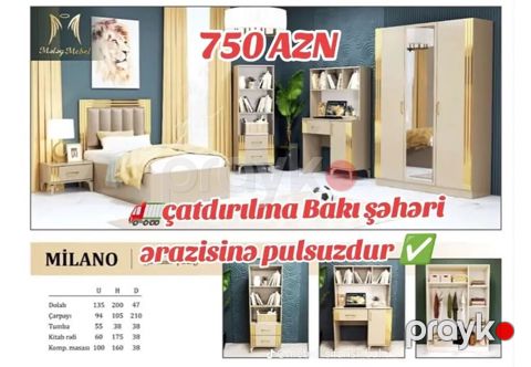 Təknəfərlik çarpayı, Azərbaycan, Yeni — Bakı