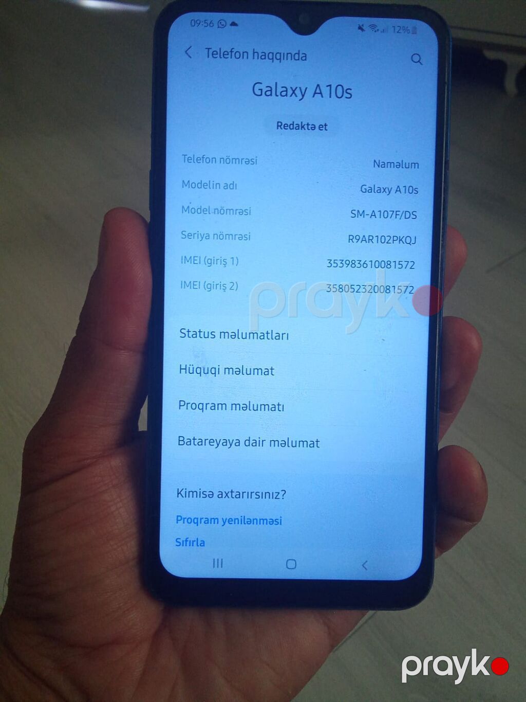 Samsung Galaxy A10s, İki sim kartlı — Samsung, Masazır (3)
