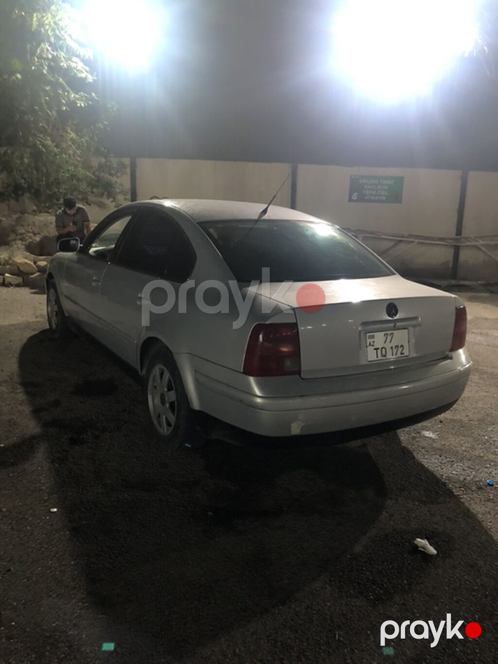 Volkswagen Passat B5 sedan - Kuzov: 4 qapılı sedan, gümüşü rəng — Avtomobillər, Masazır (4)