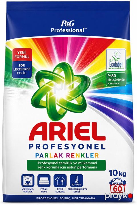 Yuyucu toz Ariel Professional, rəngli paltarlar üçün, 10 kq — Bakı