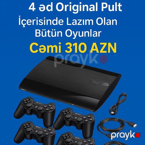 Sony PlayStation 3 Super Slim 500GB — Sumqayıt