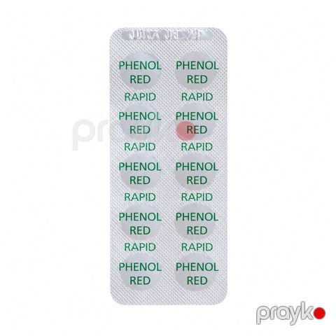 Hovuz suyunun pH səviyyəsini ölçmək üçün tabletlər Phenol Red, 10 q — Bakı