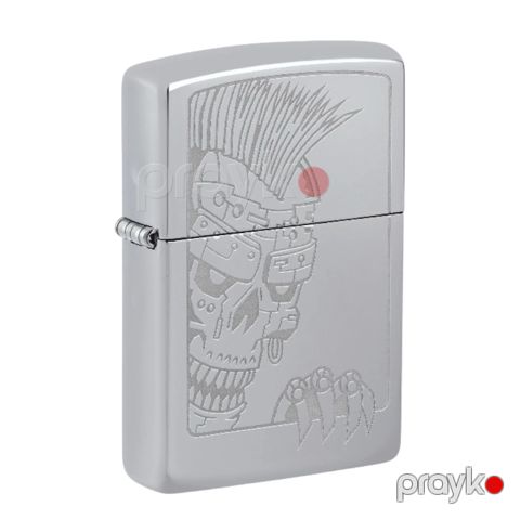 Alışqan Zippo Monawk Skull, gümüşü — Bakı