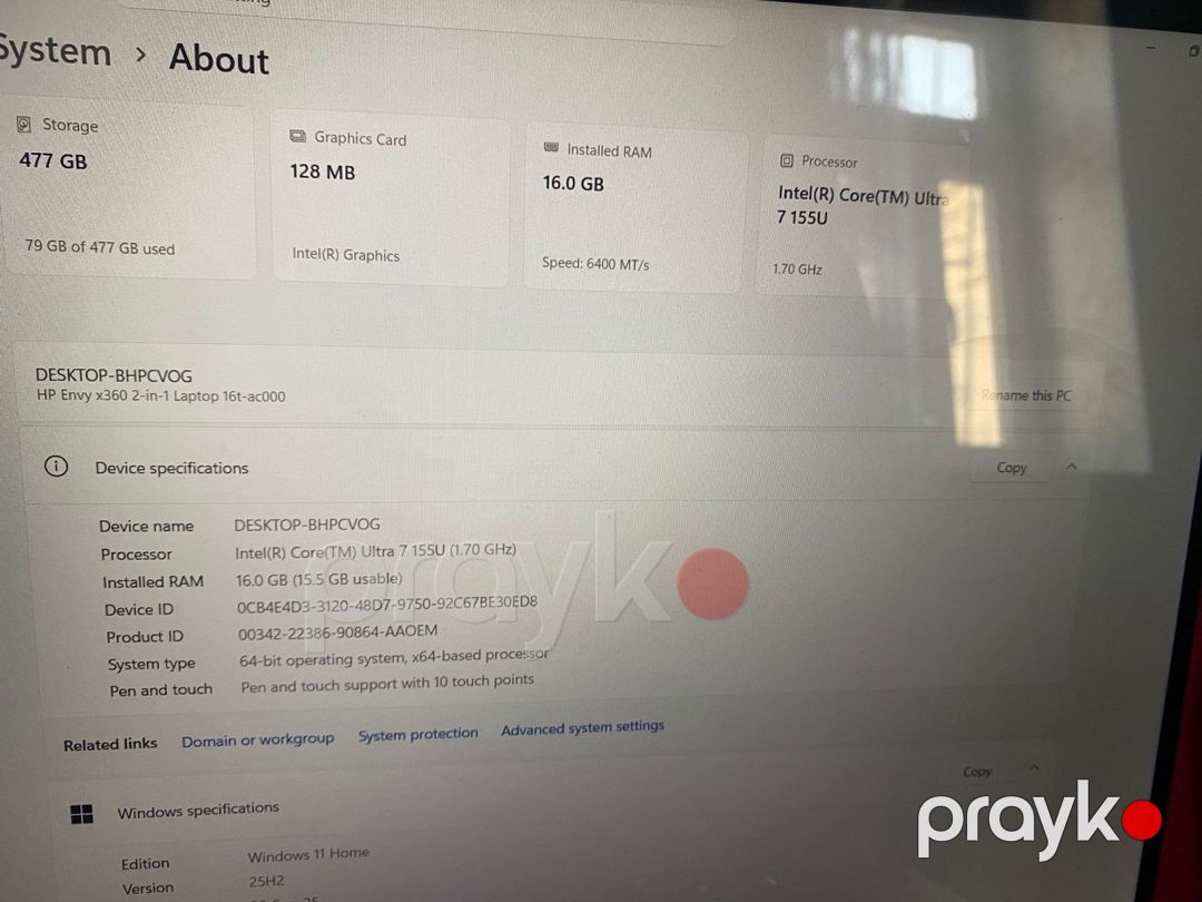 Noutbuk HP Envy x360 16 — Noutbuklar, Bakı (5)