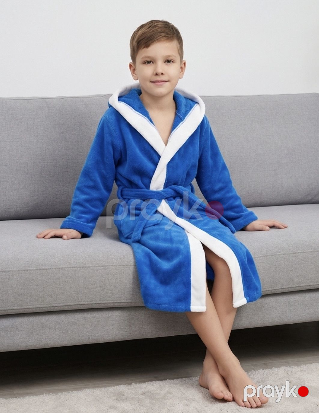 Oğlanlar üçün hamam xələti Stitch, göy, pambıq, ölçü 8-10 yaş — Mallar, Bakı (2)