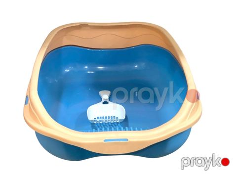 Pişiklər üçün tualet-lotok K-522-7-44 göy/bej — Bakı
