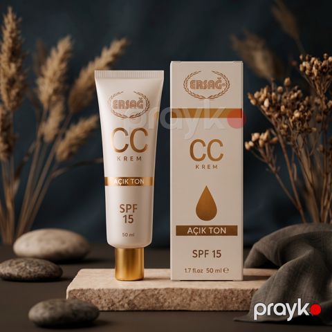 CC krem Ersağ SPF15 - Açıq, 50 ml — Bakı
