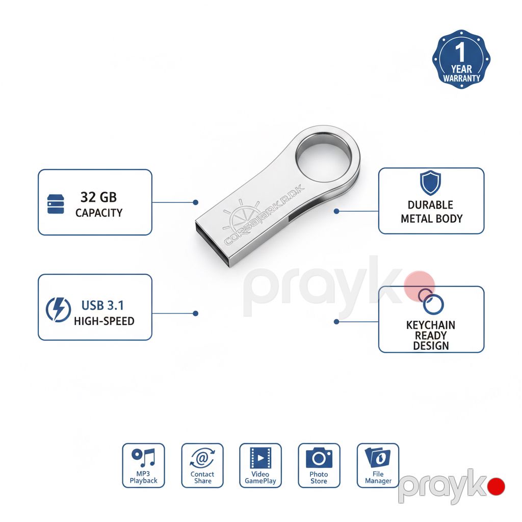 Corsair.D.K USB 3.0/3.1 Fləş Kart, 32 GB, Metal Korpus — Smartfon aksesuarları, Bakı (3)