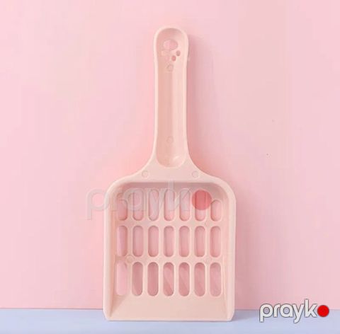 Kürəkcik pişik tualeti üçün, plastik, çəhrayı — Bakı