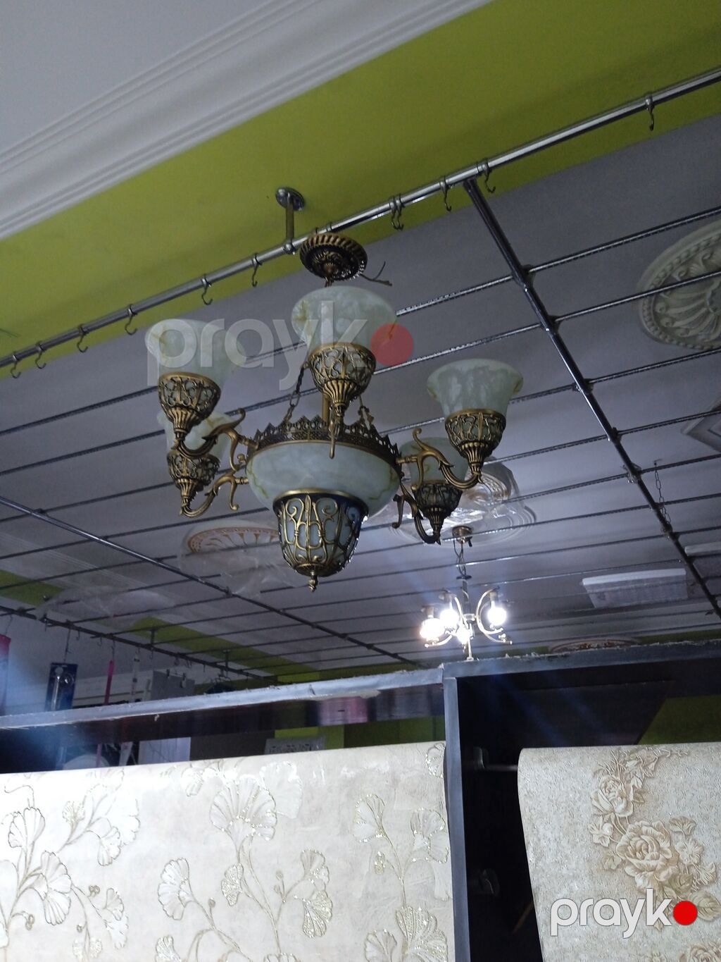 Çılçıraq, 6 lampa, Metal — Tavan is?qlar? v? cilc?raqlar, Gəncə (2)