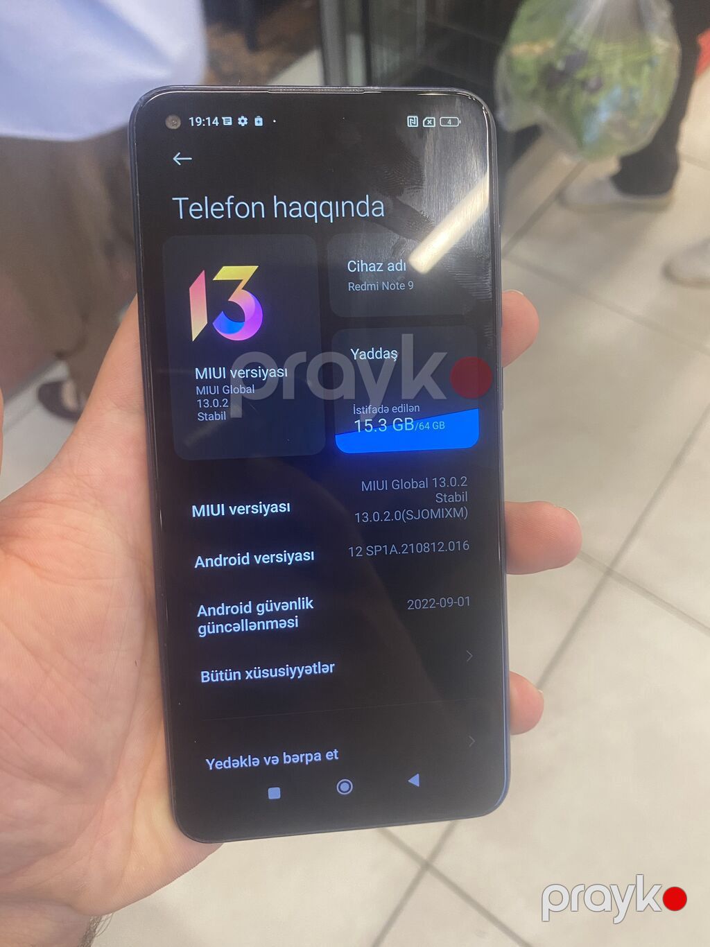 Redmi Note 9, 64 GB — Xiaomi, Bakı (4)
