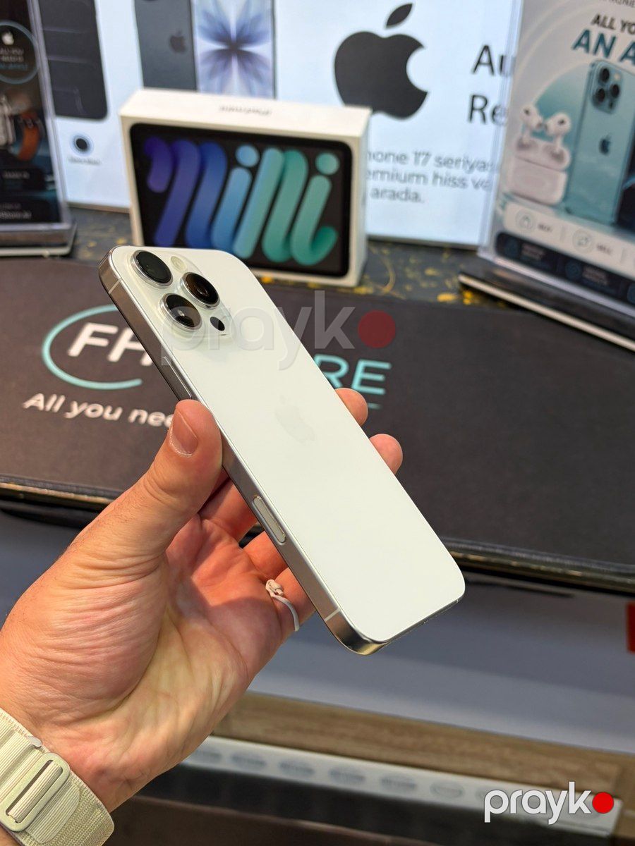 Apple iPhone 16 Pro Max White Titanium 256GB/8GB — Smartfonlar, Bakı (3)