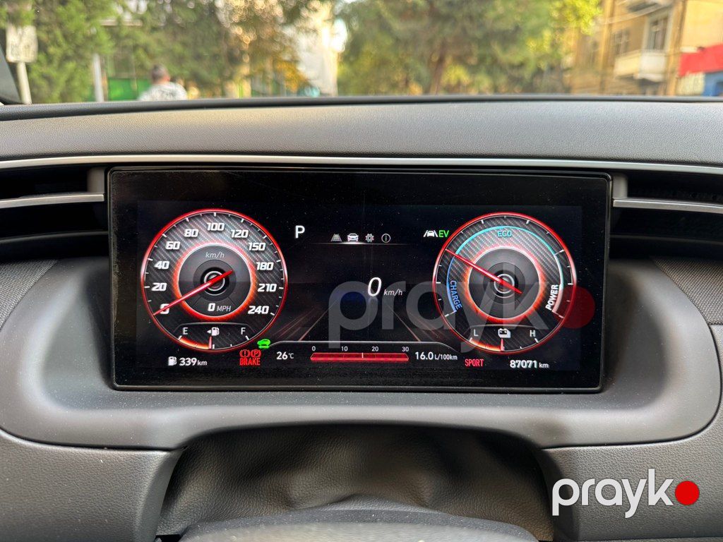 Hyundai Tucson, 1.6 L, 1.49 kWh, 2021 il, 87 000 km — Avtomobillər, Bakı (11)