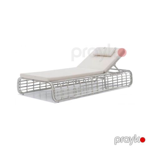 Bağ üçün şezlonq döşəyi Skyline Design Vılla Lounger, rahat dizayn - SL23769 — Bakı