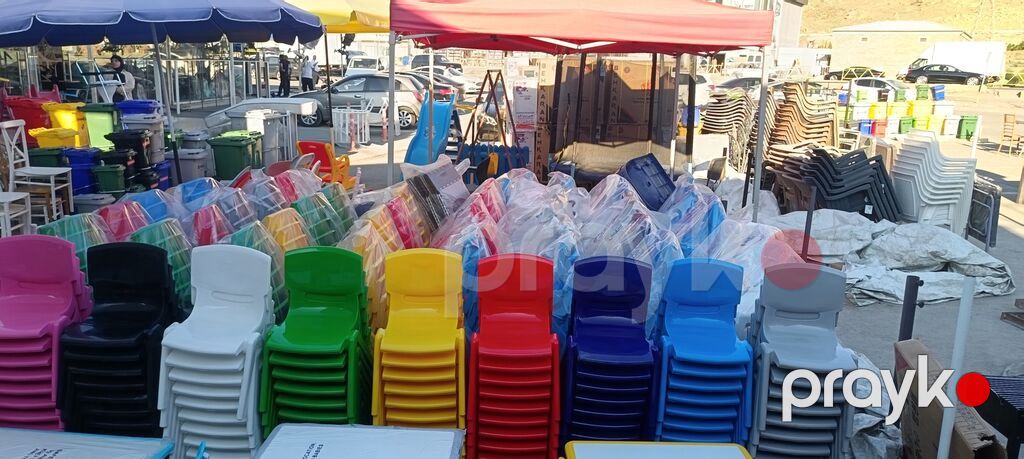 Uşaq bağçası və ev istifadəsi üçün stol–stul dəstləri - Modellər — Masalar və stullar, Bakı (3)