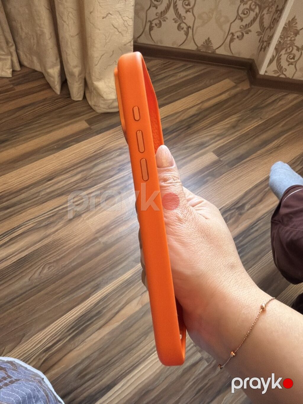 Məhsul: Narıncı silikon telefon qabı (KeepPhone Liquid Silicone — Çexollər, Gəncə (4)