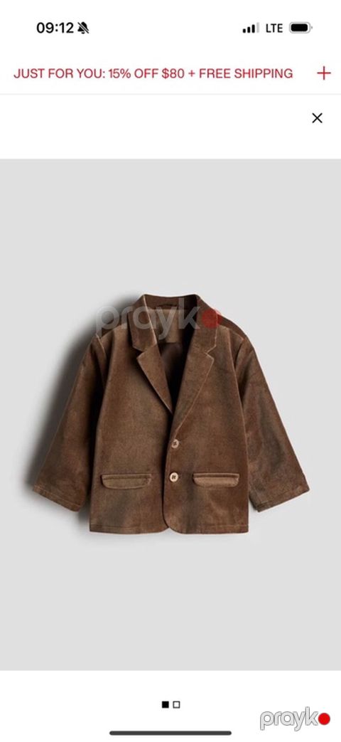 H&M 9-12 ay. Cəmi bir dəfə ad günündə geyinib. Uşaq üçün korduroy — Bakı