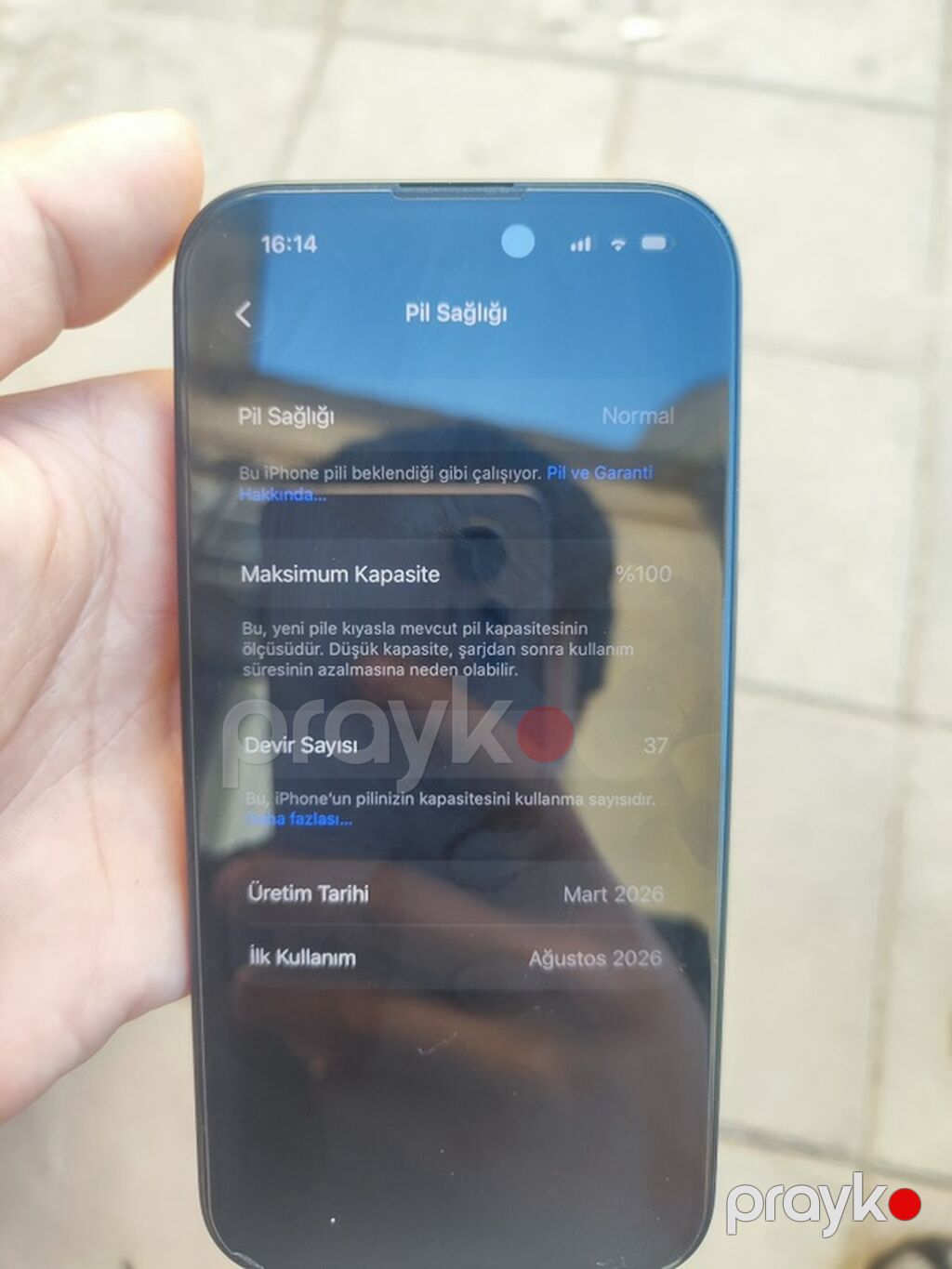 IPhone 16, 128 GB, Black Titanium, Simsiz şarj — Apple iPhone, Gəncə (6)