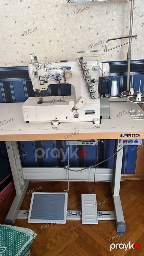 Super Tech 590 sənaye tikiş maşını – interlok/coverstitch üçün — Bakı