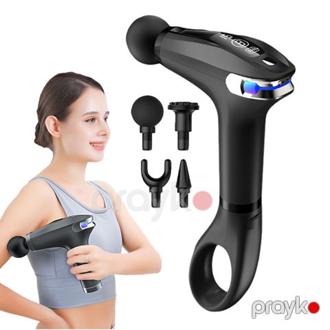 Professional Elektrikli Masaj Tapançası Arıqlama Üçün Peşəkar Fitness Əzələ Masaj Aparatı Bədən Və Boyun Ağrısı Üçün Uyğun — Bakı