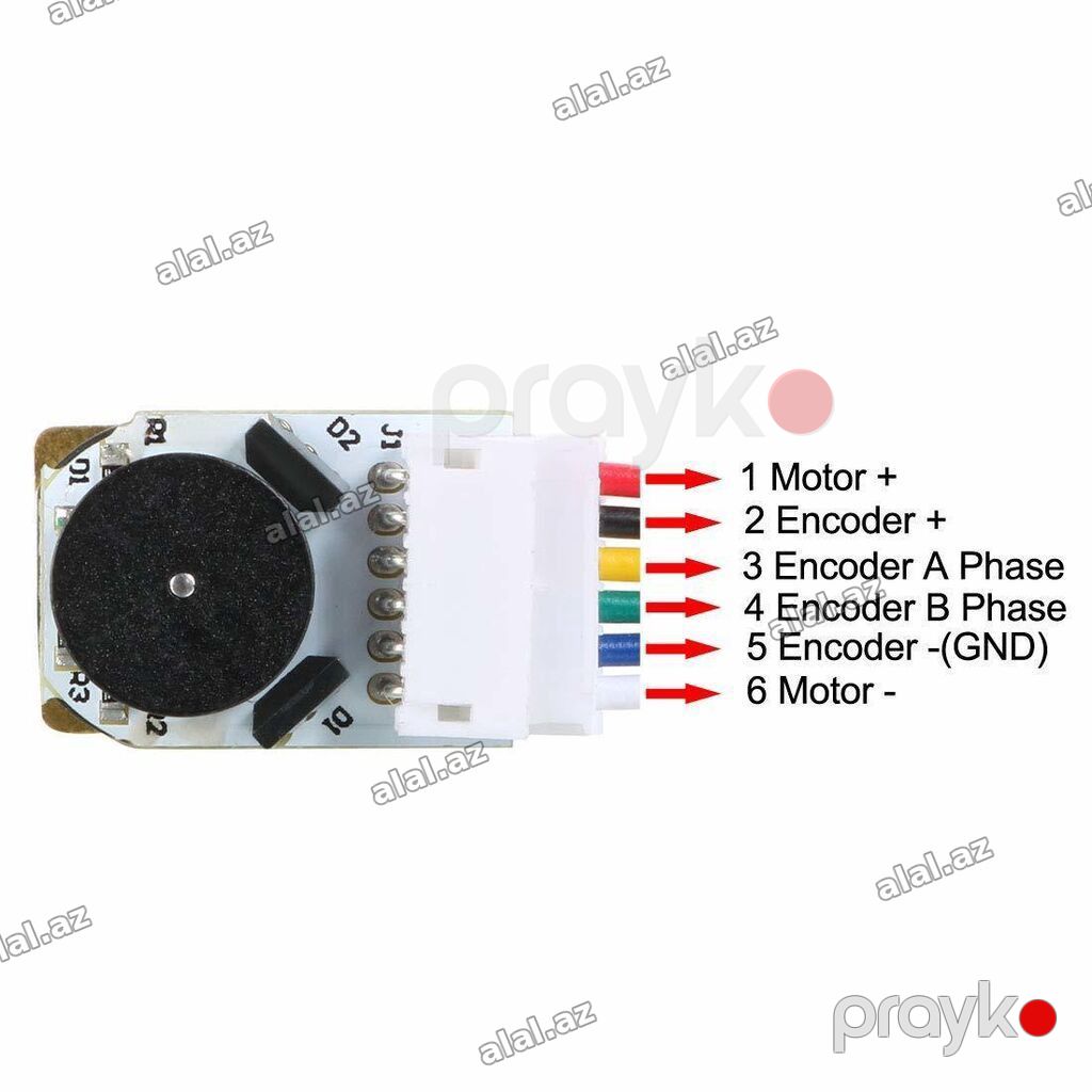 Elan: Enkoderli 6V 250 RPM Mikro DC Motor (30:1) Tətbiqlər: - Xətt — Avto, Bakı (3)