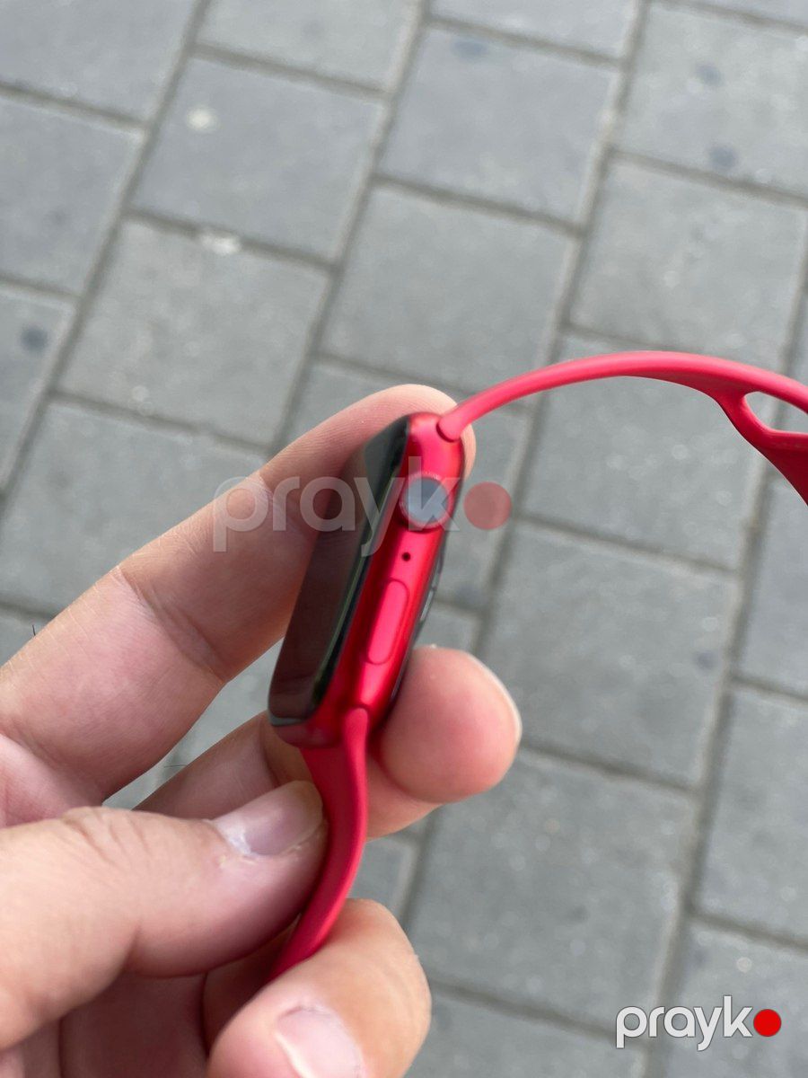 Apple Watch Series 8 Aluminum Cellular Red 45mm — Ağıllı saatlar və biləkliklər, Bakı (2)