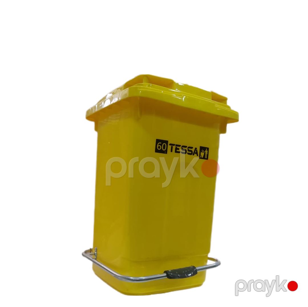Zibil qabı Tessa, pedallı, 60 l, sarı — Mallar, Bakı (2)