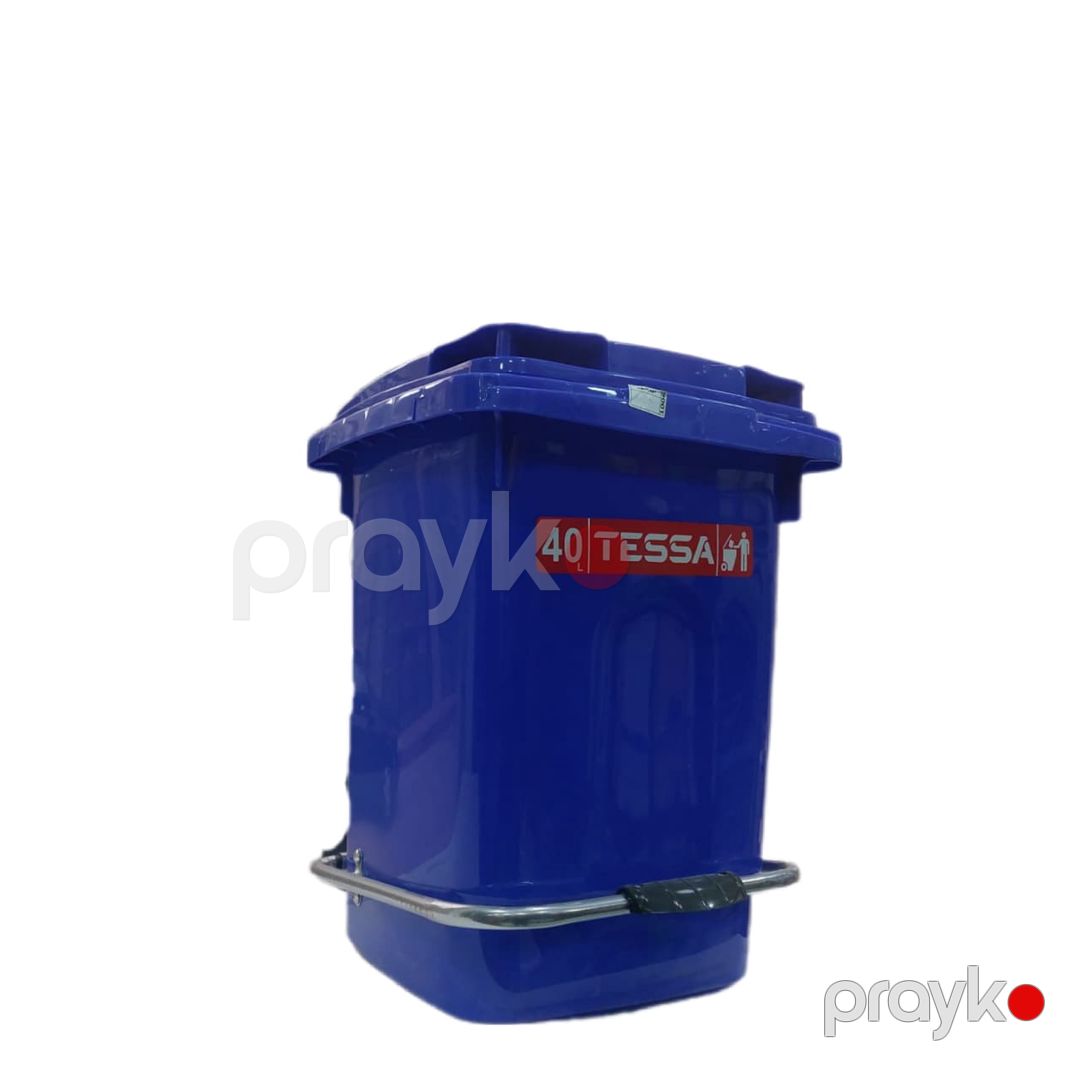 Zibil qabı Tessa, pedallı, göy, 40 l — Mallar, Bakı (2)