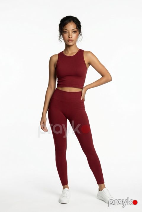 Qadınlar üçün idman topu Superstacy1, tünd qırmızı, elastan/poliester, ölçü S — Bakı