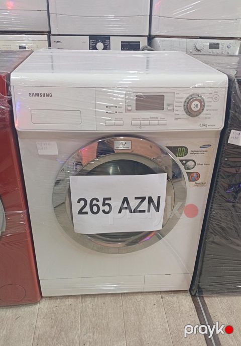 Samsung paltaryuyan maşın – ön yükləmə, 6 kq yuma tutumu. Model — Bakı